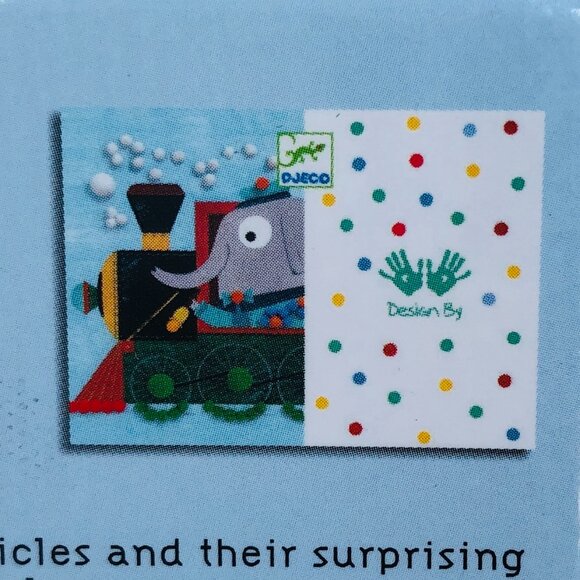 New Sealed Djeco Handcraft PomPom Picture Animals & Their Transport vehicles 3-6 - Picture 14 of 15